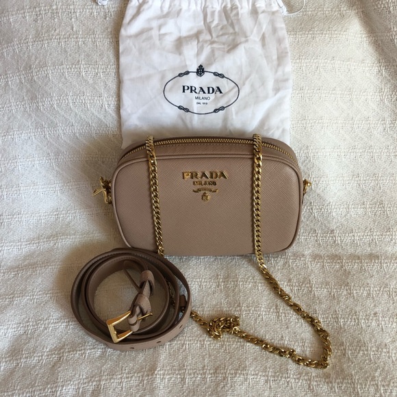 prada saffiano belt bag